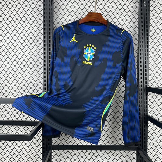 Azul Brasil Manga Comprida II 2026 Masculina